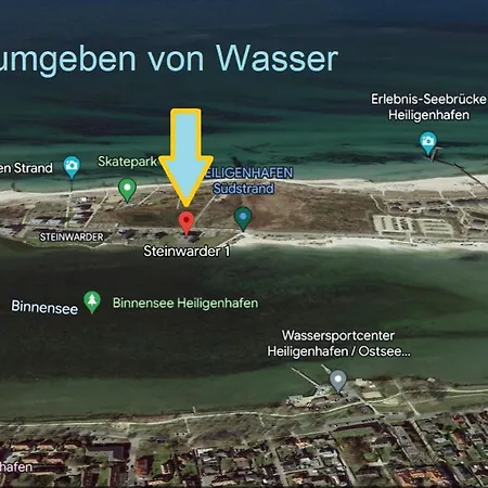 Wasserblick, In 3 Min Am Lejlighed Heiligenhafen
